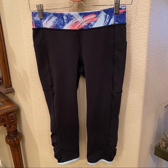 IVIVVA Girls Black Cropped Pants Size 14 - Picture 1 of 7